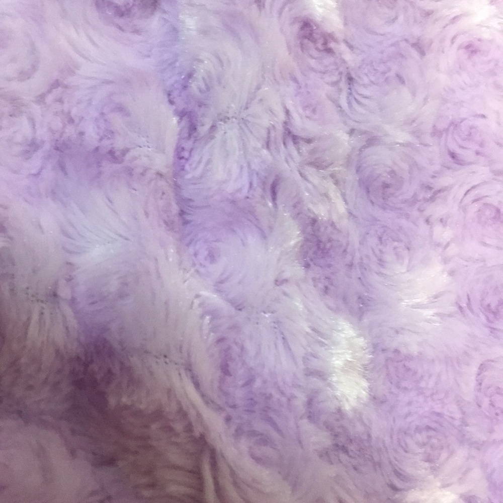 Lavender Custom Made Faux Fur Plush Scarf Nwot - image 3